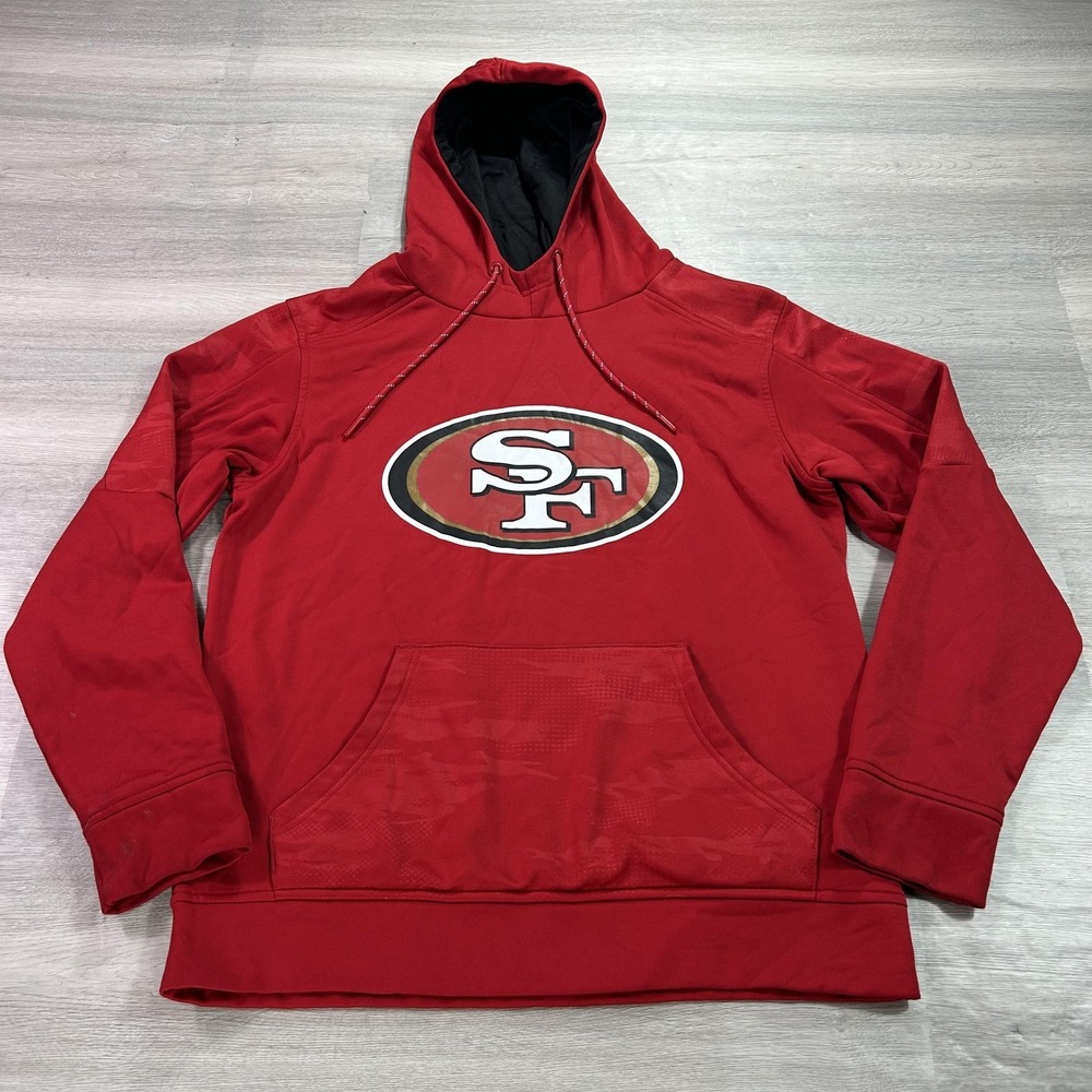 San Francisco 49ers Hoodie Mens Medium Red NFL Football NFL Team Apparel